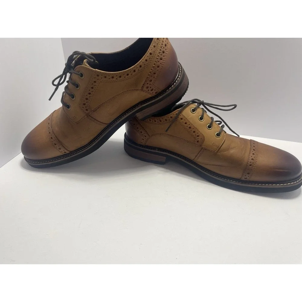 Nunn Bush Men's Overland Cap Toe Oxfords 10